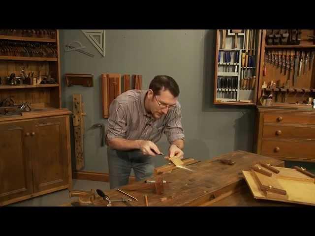 How to reinforce a Miter Joint using a Butterfly Key - 04