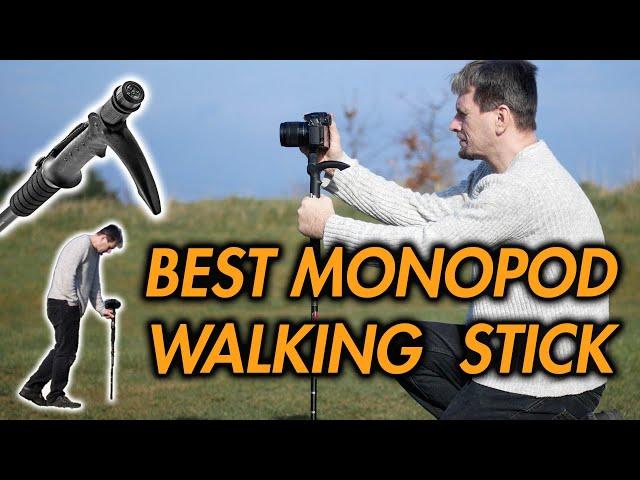 CAMERA Walking Stick / Monopod Review - With PROPER HANDLE Trekking pole Camlink CMP-1