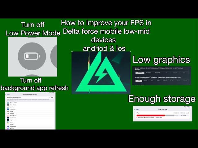 How to improve FPS in Delta Force Mobile (iOS & Android Low-End Fix!)”