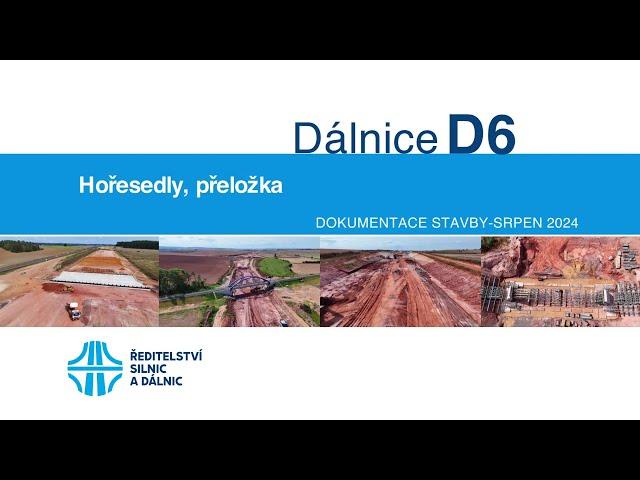 D6 Hořesedly, přeložka (dokumentace stavby 08/2024)