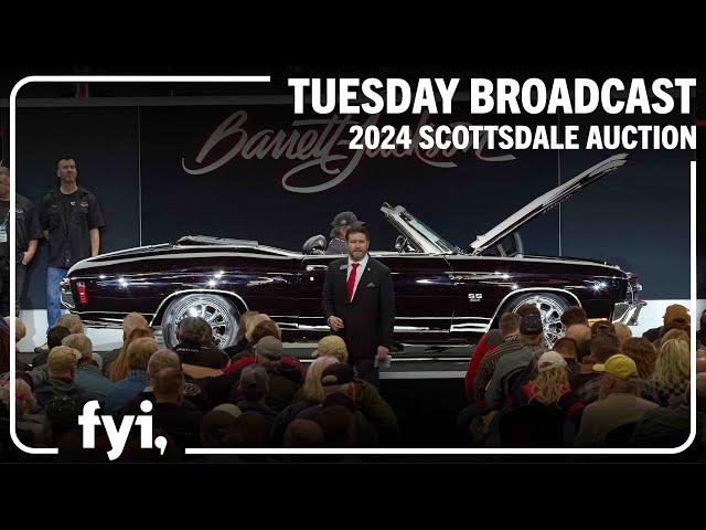 2024 SCOTTSDALE TUESDAY BROADCAST - Tuesday, January 23  - BARRETT-JACKSON 2024 AUCTION