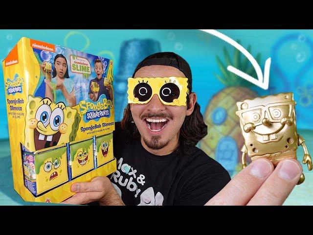 Opening a case of Spongebob Slimeez! (Rare Golden Spongebob!?)