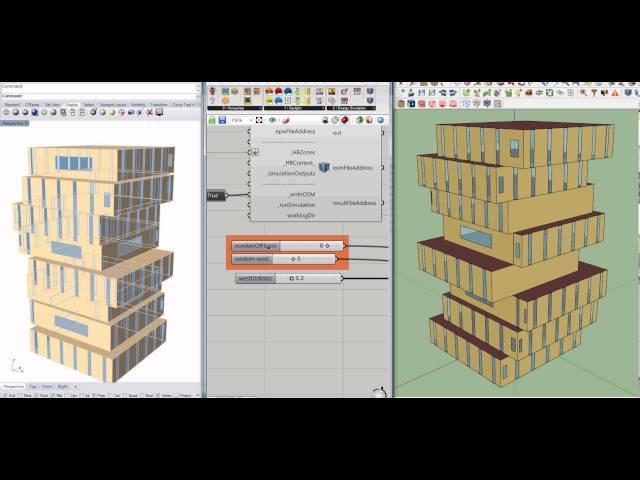 Multiple Zone Export Grasshopper - Honeybee - OpenStudio