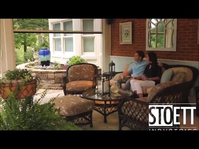 Stoett Retractable Solar Screens Enhance Your Outdoor Living Space