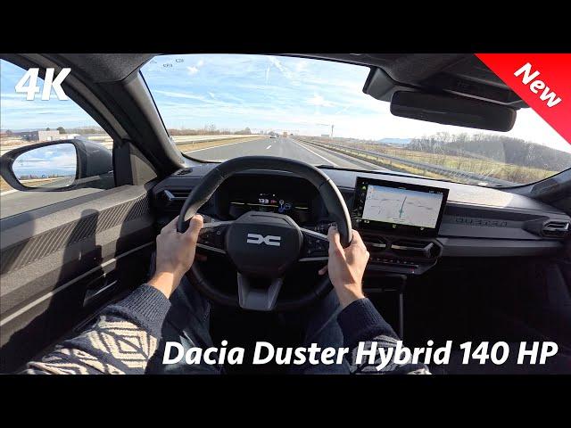 Dacia Duster 2024 POV Test drive (1.6 E-Tech Full Hybrid 140 HP)