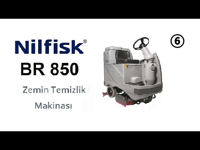 Nilfisk BR 850S X Binicili Yer Yıkama Makinası / Temizlik Makinası - Balkaya Makina