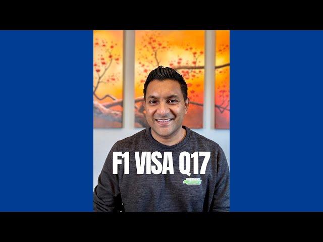 F1 Visa Interview Question 17: Who is your sponsor? Can you provide details about their finances?