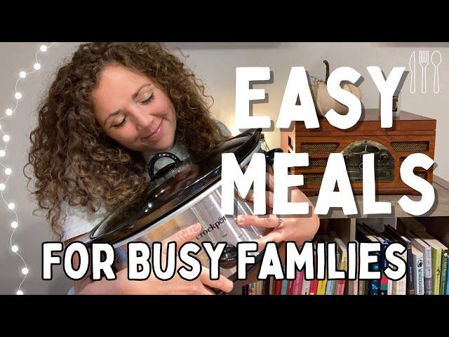 Quick Easy Affordable Meals for Busy Families