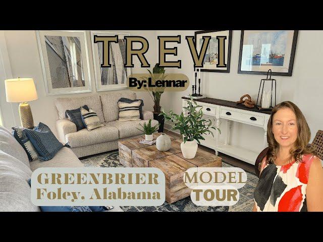 Tour The Trevi Model Home by Lennar in Greenbrier Subdivsion of Foley Alabama