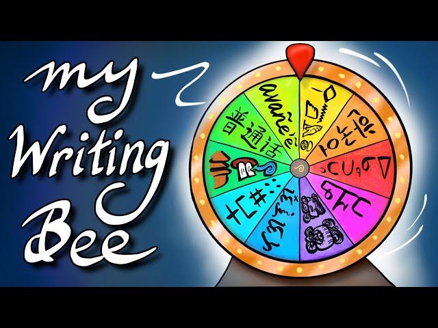 World's Hardest Spelling Bee... is a writing systems bee! But what even is writing?