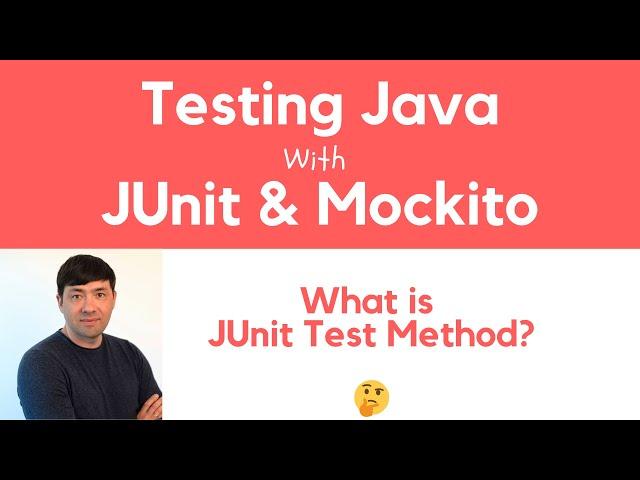 What is JUnit Test method in Java?