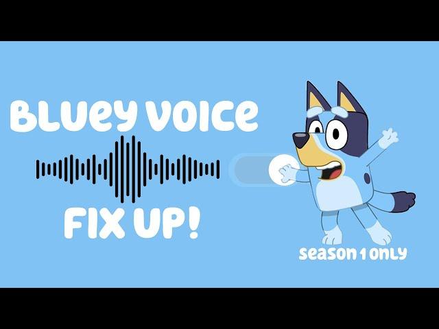 I used Ai to make Bluey sound better