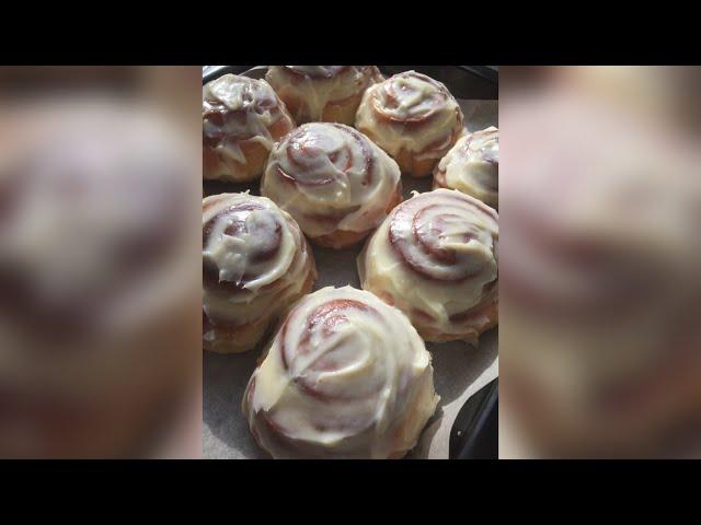 Cinnamon Rolls!Булочки Синнабоны нежные тающие во рту!!!Очень вкусные️