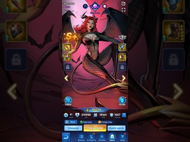 X HERO Idle Avengers, Succuba Anna S+