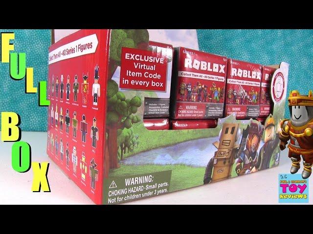 Roblox Full Case Mystery Surprise Blind Bags Box Game Figures Unboxing | PSToyReviews