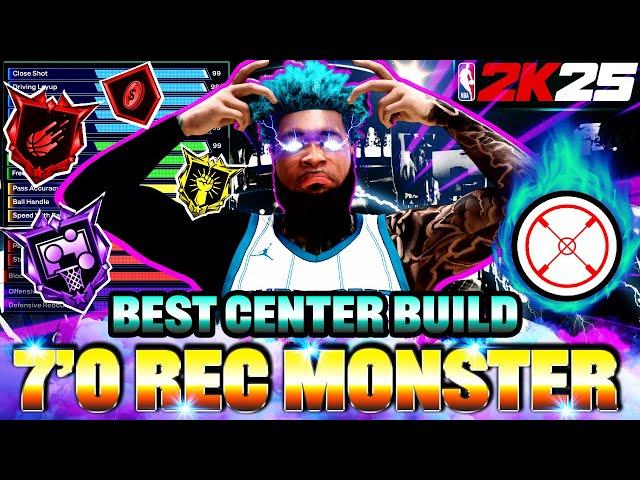 The Greatest Weapon in Nba 2k25 | The 7’0 Center Build #nba2k25