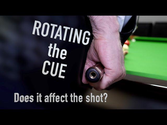 152. Rotating the Cue - Does it affect the shot?