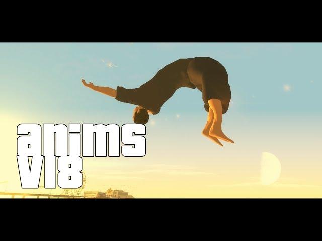 GTA SA | AnimsV18 | Parkour and Freerunning 2017