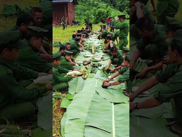 緬北克欽軍的竹筒飯#克欽軍 #KIA#Kachin#Myanmar #army