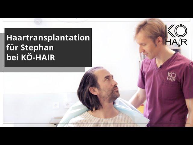 Haartransplantation für Stephan bei KÖ-HAIR