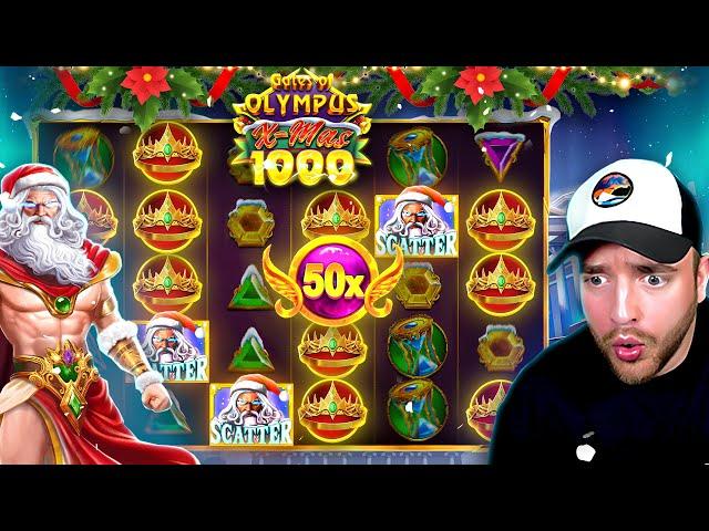 Massive Multi On New GATES OF OLYMPUS XMAS!