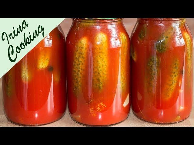 Best Recipe!  Crispy Bloody Mary Pickled Cucumbers IrinaCooking