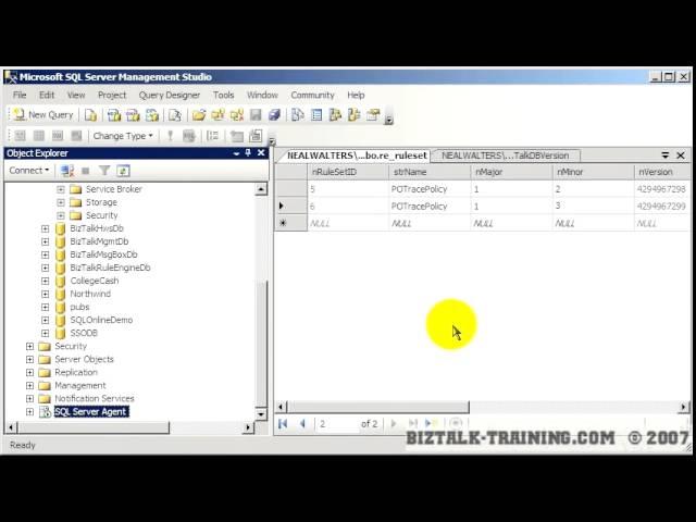 BizTalk 2006/R2 - 01-10 Overview - SQL Databases