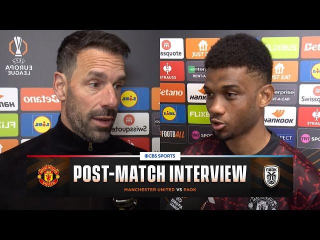 Van Nistelrooy & Diallo speak after Man Utd's first European win in 380 days! | Man Utd vs PAOK