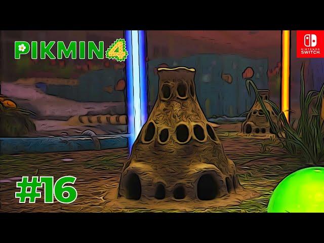 MISSHAPEN POND & LUMIKNOLLS AND CURE A LEAFLING| Blossoming Arcadia night | Pikmin 4 - Part 16