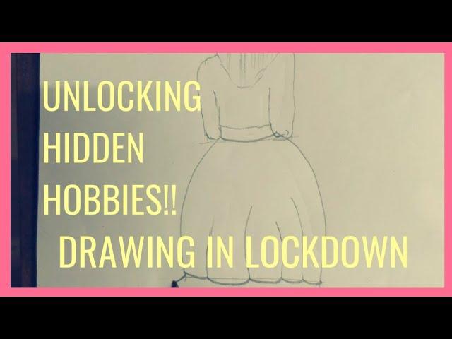 I tried Mukta easy drawing's drawing-A Girl with Umbrella for beginners| PS