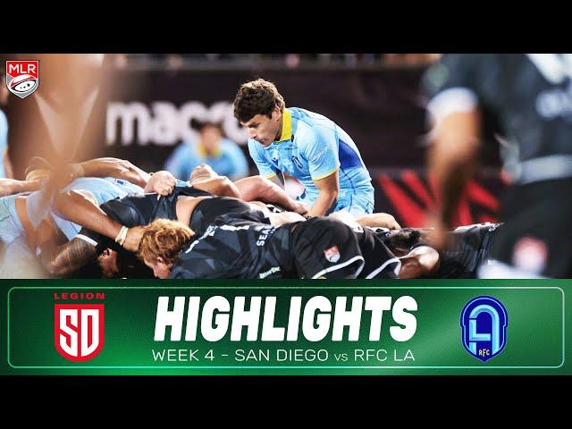 SAN DEIGO LEGION vs RFC LA | ALL TRIES | MLR HIGHLIGHTS