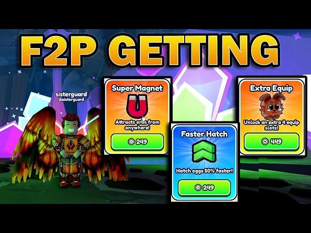 FREE TO PLAY GETTING GAMEPASSES! in Pet World