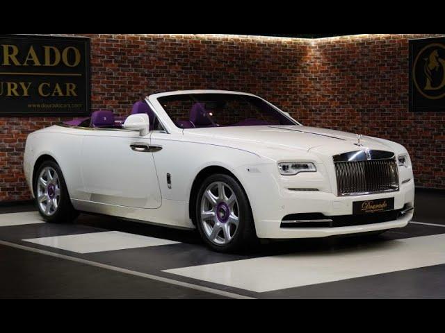 ROLLS ROYCE DAWN @Dubai #Dourado Luxury Cars!