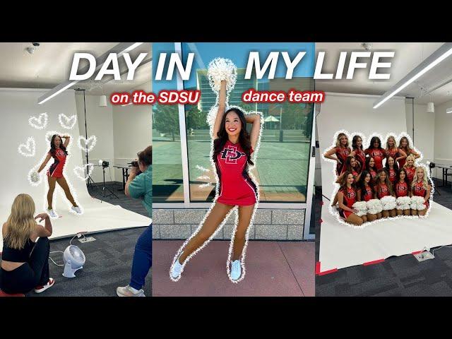 DAY IN MY LIFE ON THE SDSU DANCE TEAM | media day & event vlog