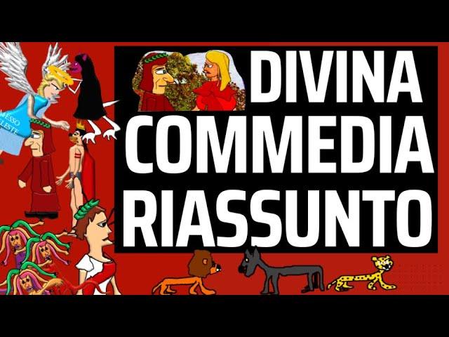 DIVINA COMMEDIA riassunto COMPLETO INFERNO PURGATORIO PARADISO Animazioni e Disegni di Flipped Prof