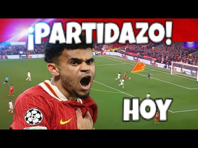 PARTIDAZO Luis Diaz Liverpool vs PSG ¡LUCHO POR GOLES! | James Rodriguez FORMIDABLE noticia