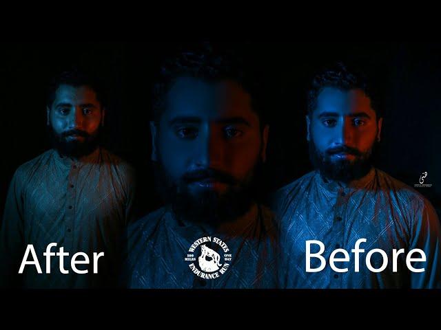 Red and blue effect in Photoshop cs6 2020 (Honey studio 5)