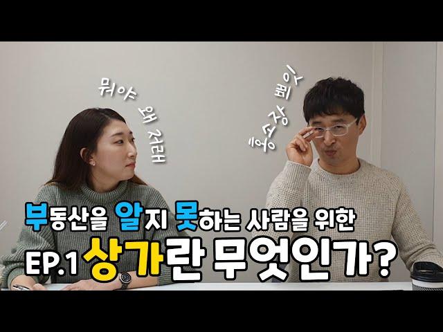 [부알못] 부동산을 알지 못하는 사람을 위해, 홍소장이 나섰다! EP.1 상가란 무엇인가?