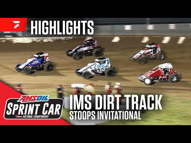 First Ever Sprint Car Race At IMS | USAC Stoops Invitational at IMS Dirt Track 9/26/24 | Highlights