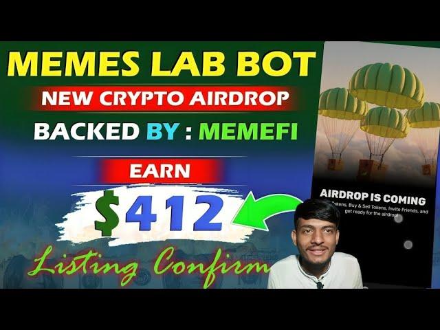 memes lab bot airdrop  memes lab new update || memes lab new update