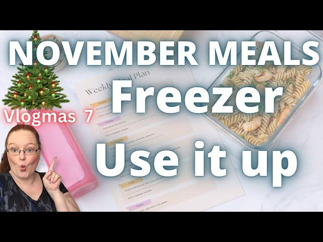 November Meals / Freezer Use it up / What’s for dinner