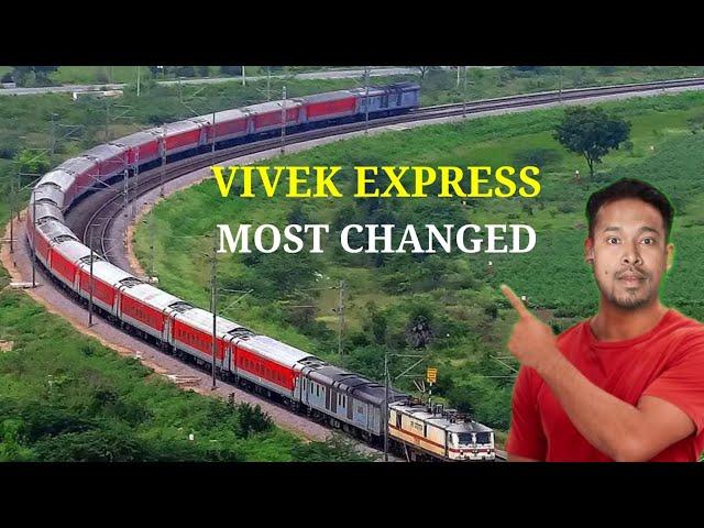 Vivek express most important changed || Indian railway