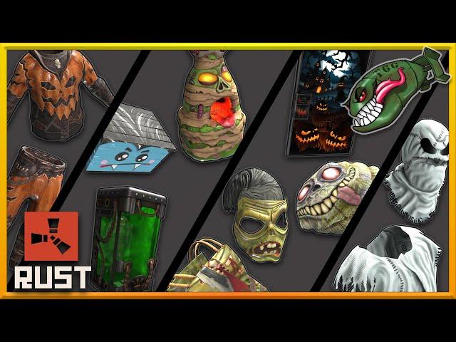 Rust Skins | Halloween 2024 Week 1- Ghost Guise, Eat You Furnace, Zombie HQM & Rock #395