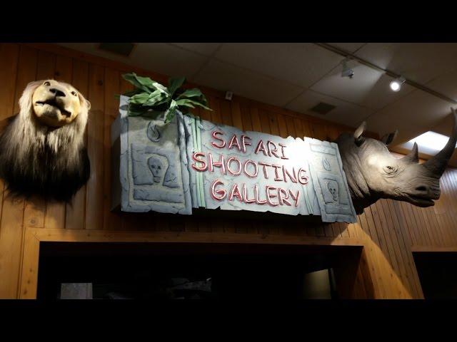 Animatronic Lion & Rhino Barkers - Cabela's Safari Shooting Gallery, KCK