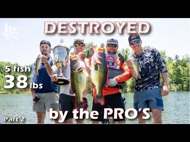 Major League Fishing VS Seek One (part 2): Pro's catch 38lbs!! We only catch....