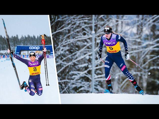 Jessie Diggins Second in 2021 Lillehammer Sprint