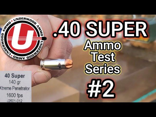 40 SUPER Ammo Test Series: #2 Underwood 140gr Xtreme Penetrator | 5" 1911