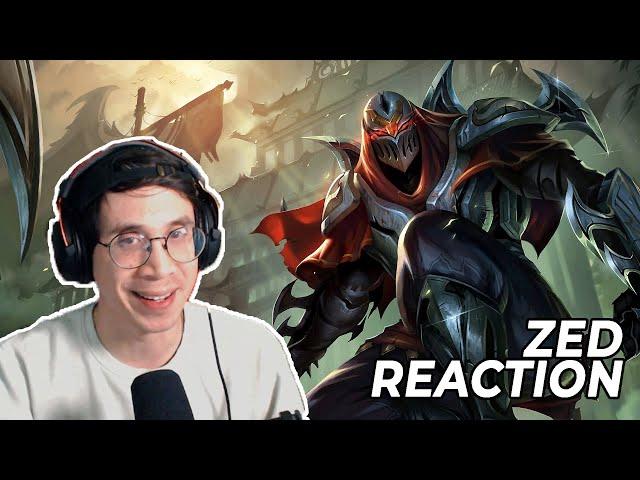 Arcane fan reacts to ZED (Voicelines, Skins, & Story) | League of Legends