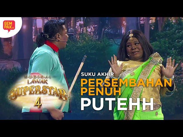 [PERSEMBAHAN PENUH] PUTEHH - SUKU AKHIR (PUSINGAN 1)  | MUZIKAL LAWAK SUPERSTAR 4