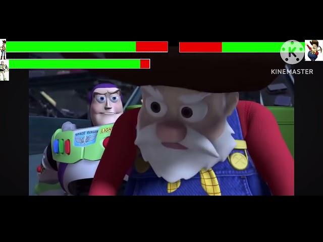 Toy Story 2 (1999) Final Battle With Healthbars